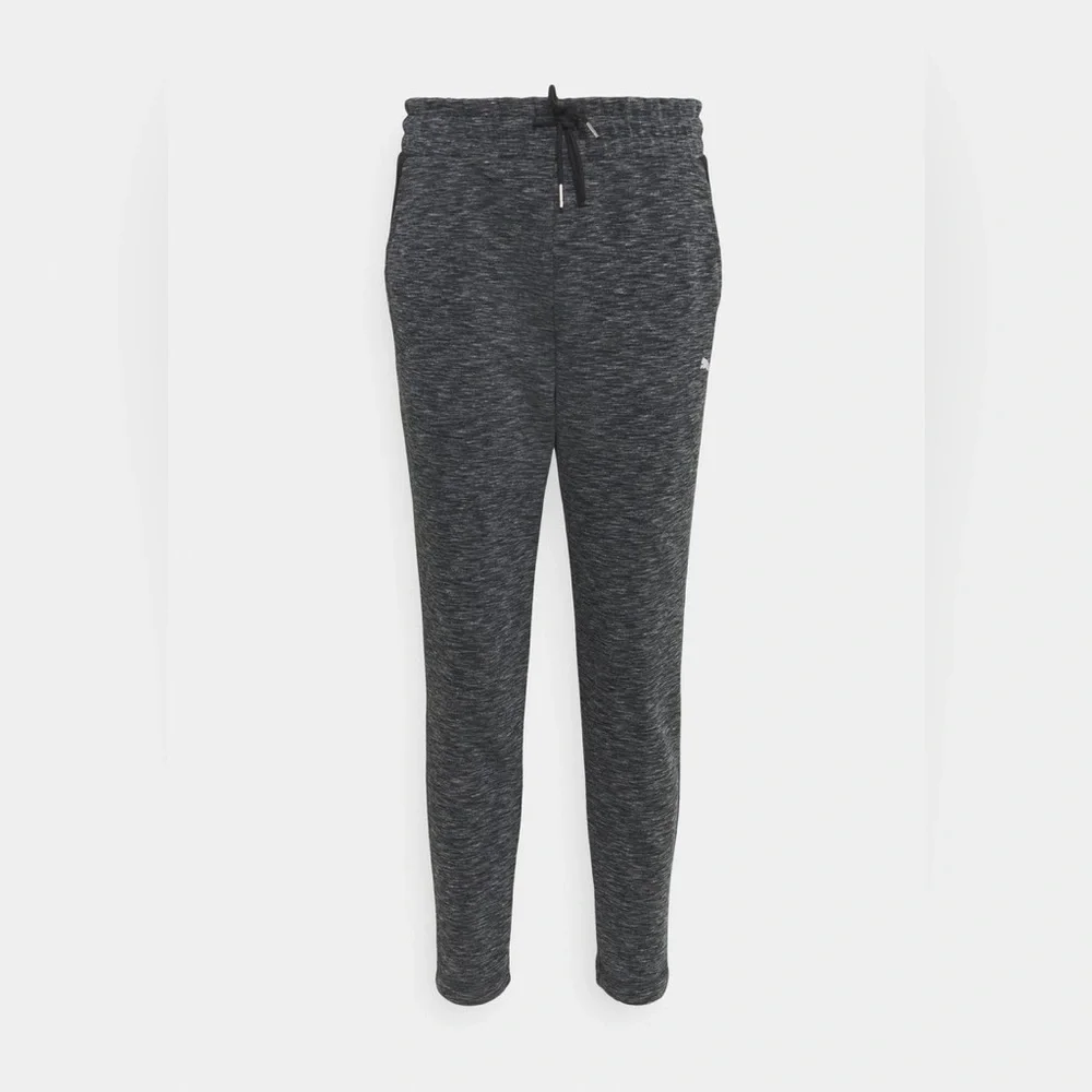 Puma Women's EVOSTRIPE joggers Pants Knitted‎ Black-Heather size large - Picture 2 of 16